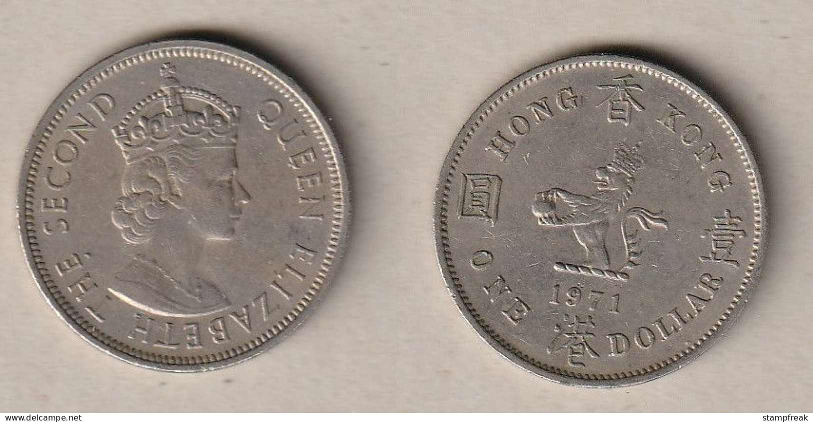 00884) Hongkong, 1 Dollar 1971 - Hong Kong