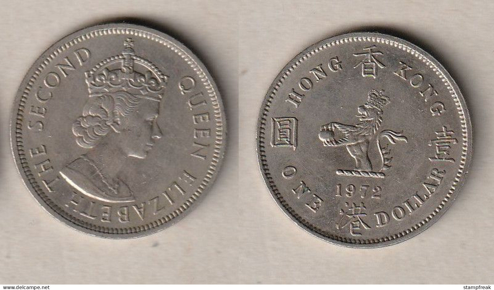 00885) Hongkong, 1 Dollar 1972 - Hong Kong