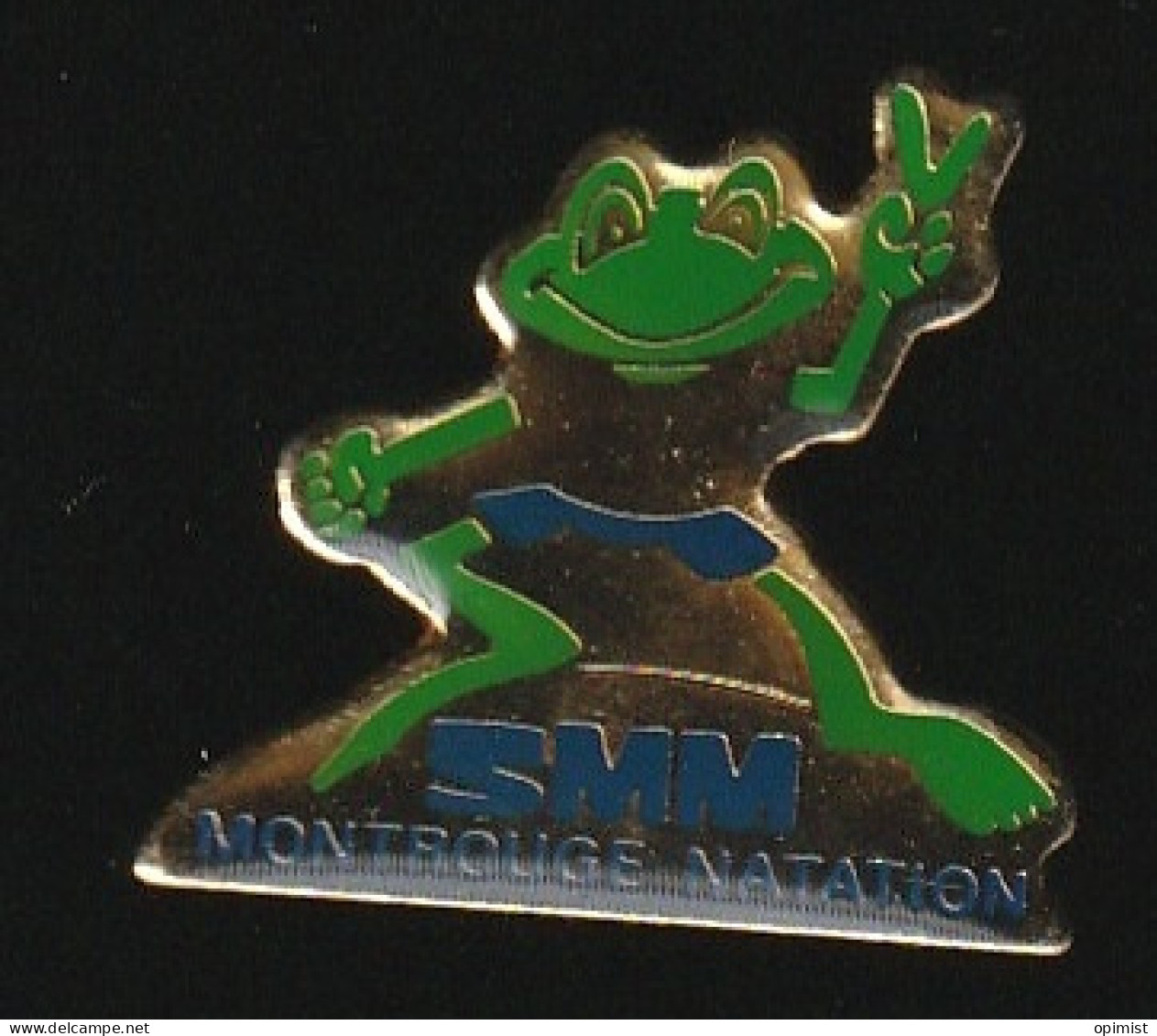 77454-  Pin's -SMN. Montrouge.natation.Grenouille. - Swimming