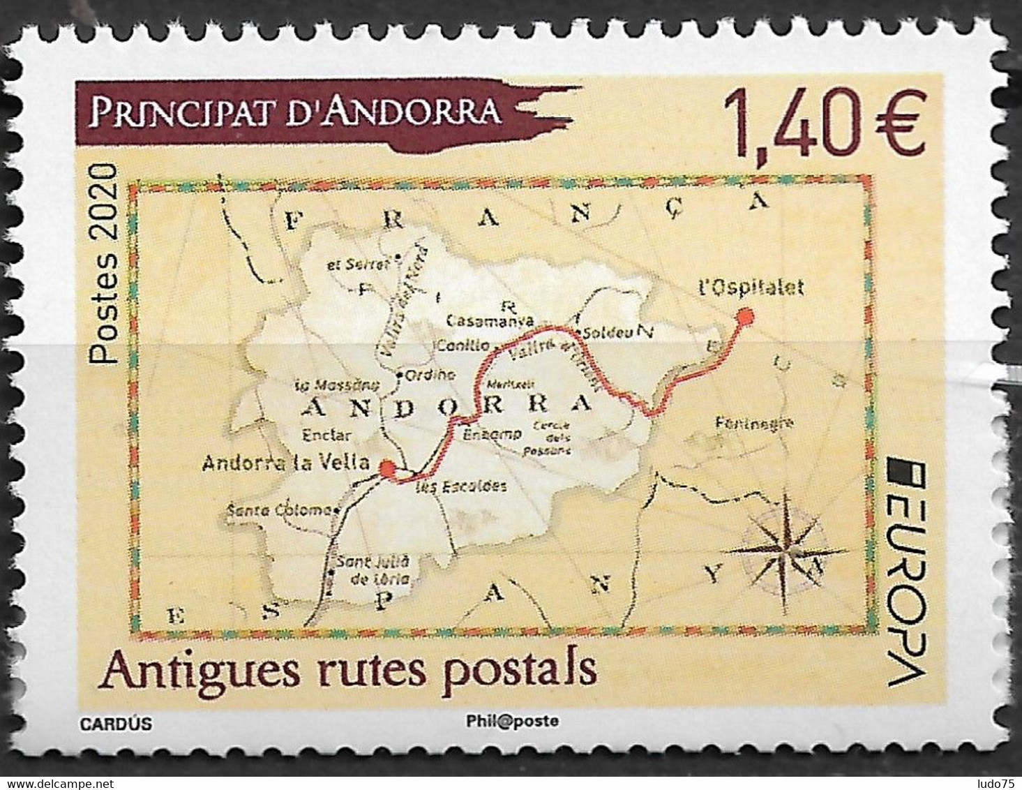 ANDORRE FR ANDORRA CEPT 2020 Set Neuf/mint - 2020