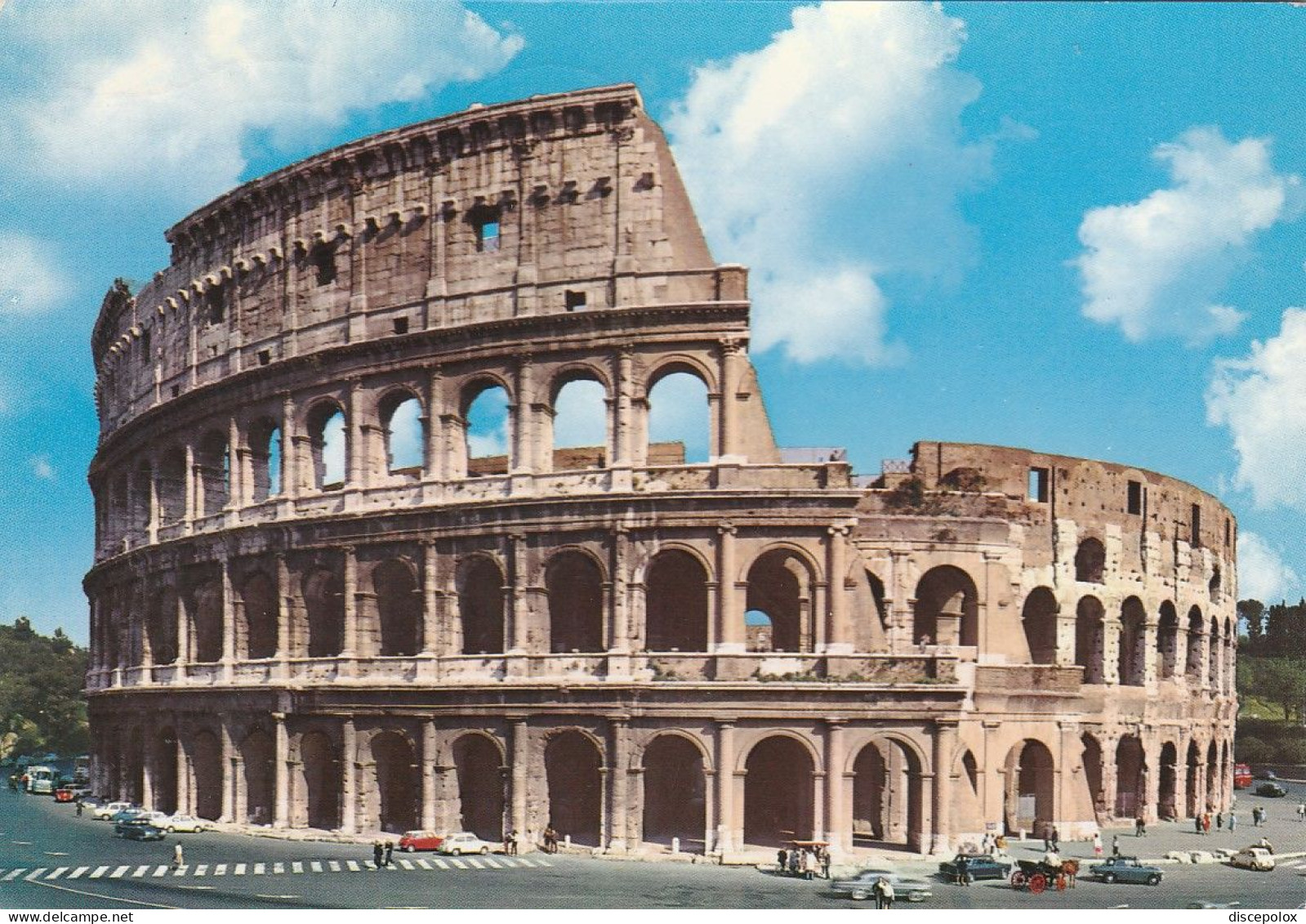 U4520 Roma - Colosseo O Anfiteatro Flavio - Auto Cars Voitures / Viaggiata 1968 - Colosseum