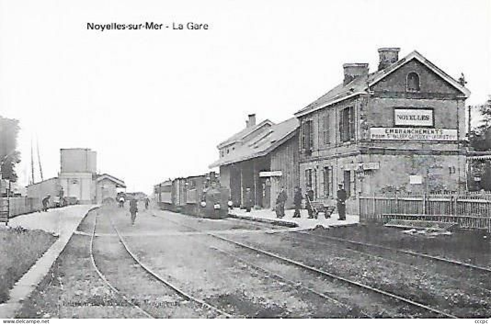 CPM Chemin De Fer De La Baie De Somme - Reproduction - La Gare De Noyelles Au Début Du Siècle - Noyelles-sur-Mer