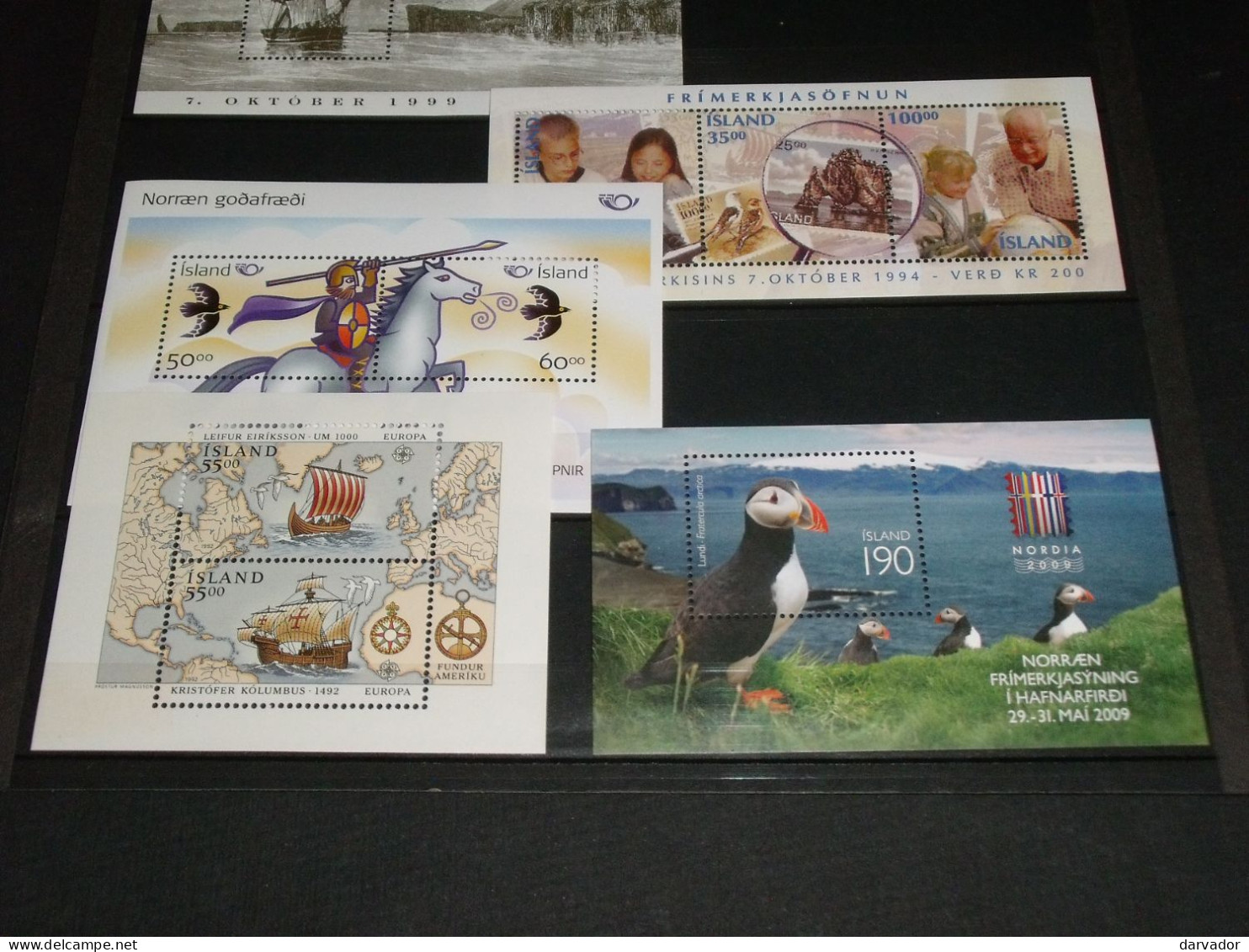 CAISSE BLEUE / ISLANDE  : Timbres BLOCS Neuf ** MNH - Collections, Lots & Series