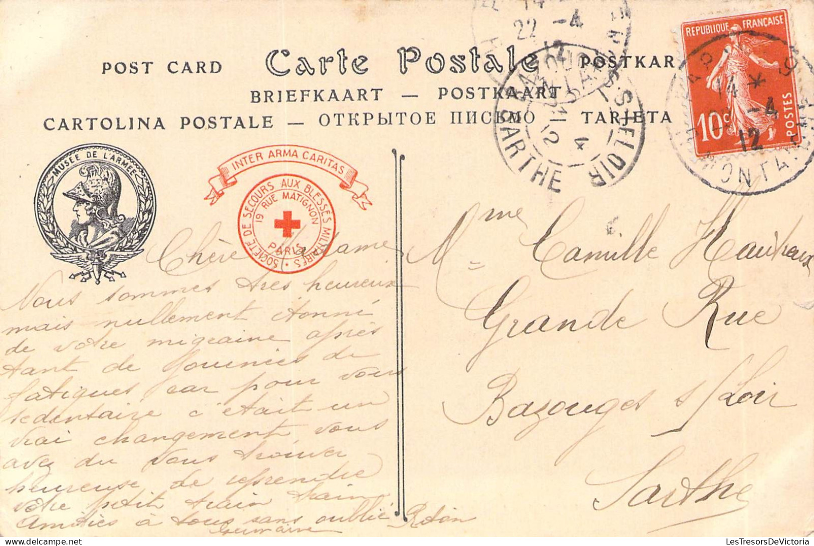 France - Hotel Des Invalides - Les Derniers Invalides 1908 - Musée De L'armée - Carte Postale Ancienne - Salud, Hospitales