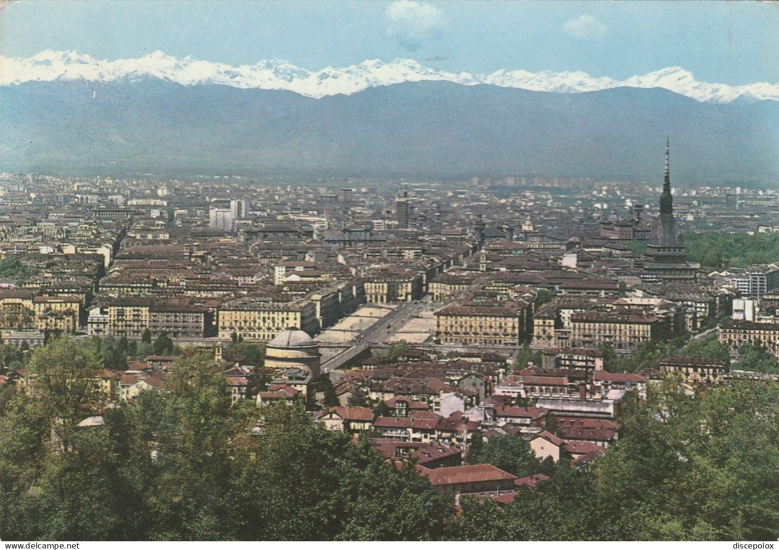 U4538 Torino - Panorama Della Città / Viaggiata - Panoramische Zichten, Meerdere Zichten