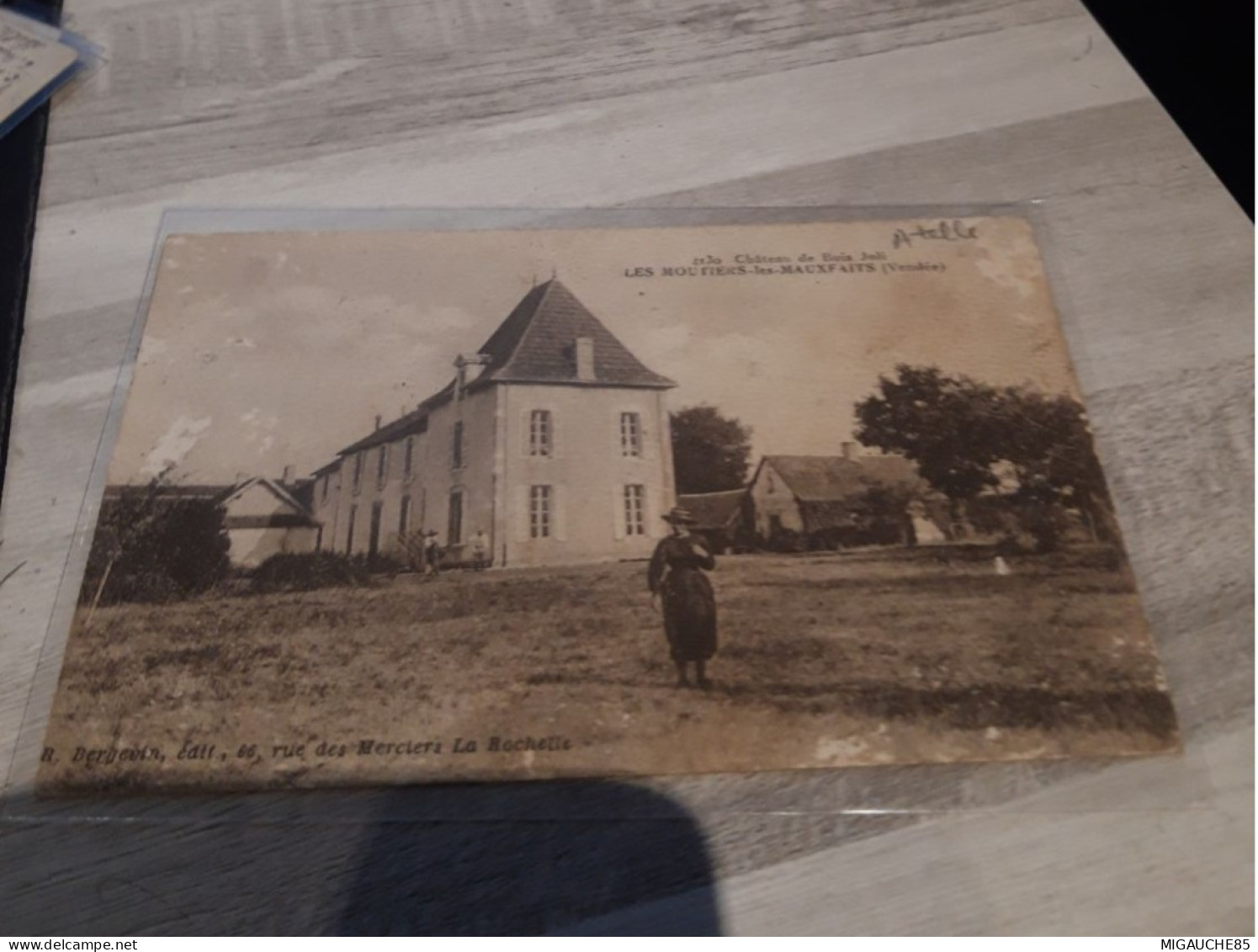 Carte  Postale N  4130 MOUTIERS -LES-MAUXFAITS  Château De Bois Joli - Moutiers Les Mauxfaits