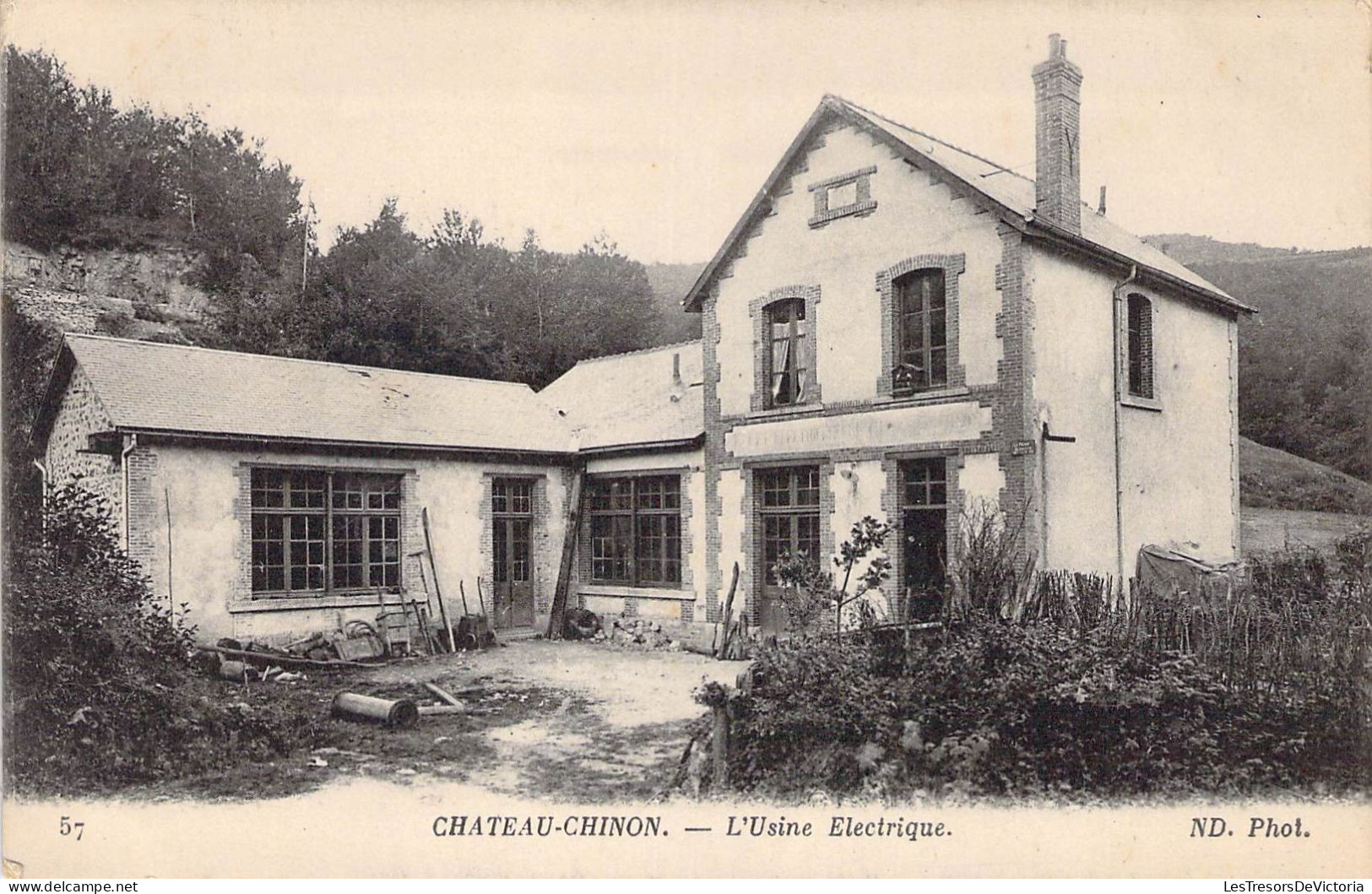 France - Château Chinon - L'usine Electrique - ND  - Carte Postale Ancienne - Chateau Chinon