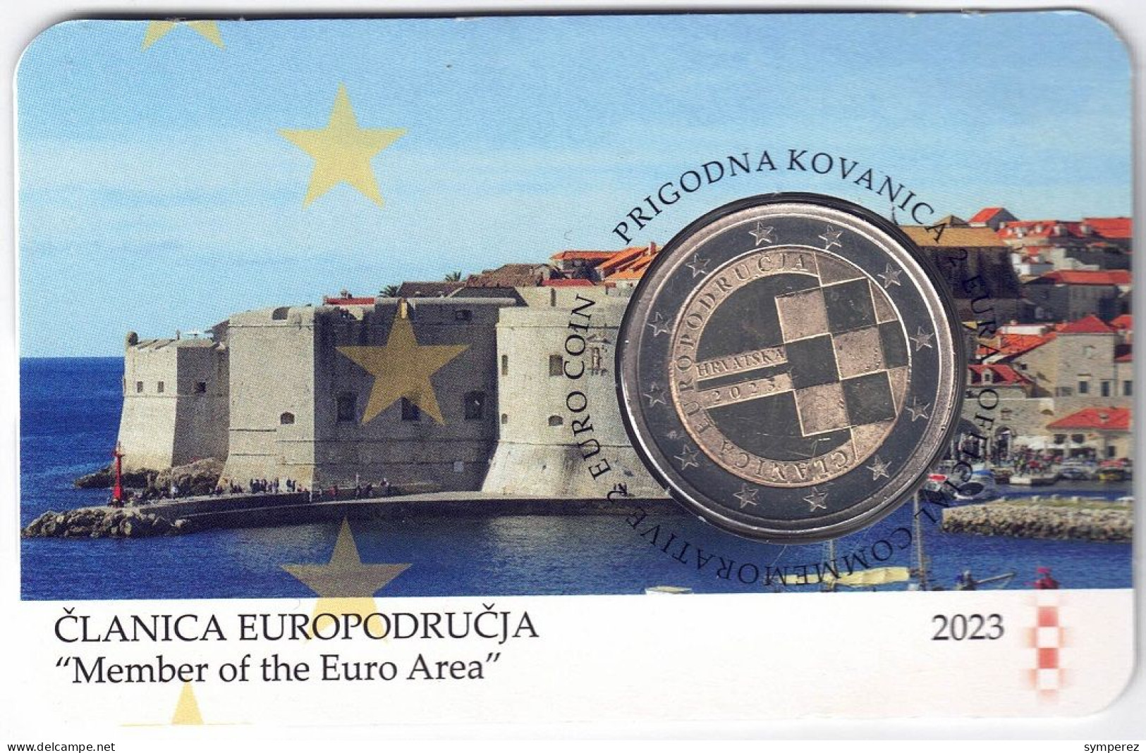 2 EUROS CROACIA 2023-EURO- - Croazia