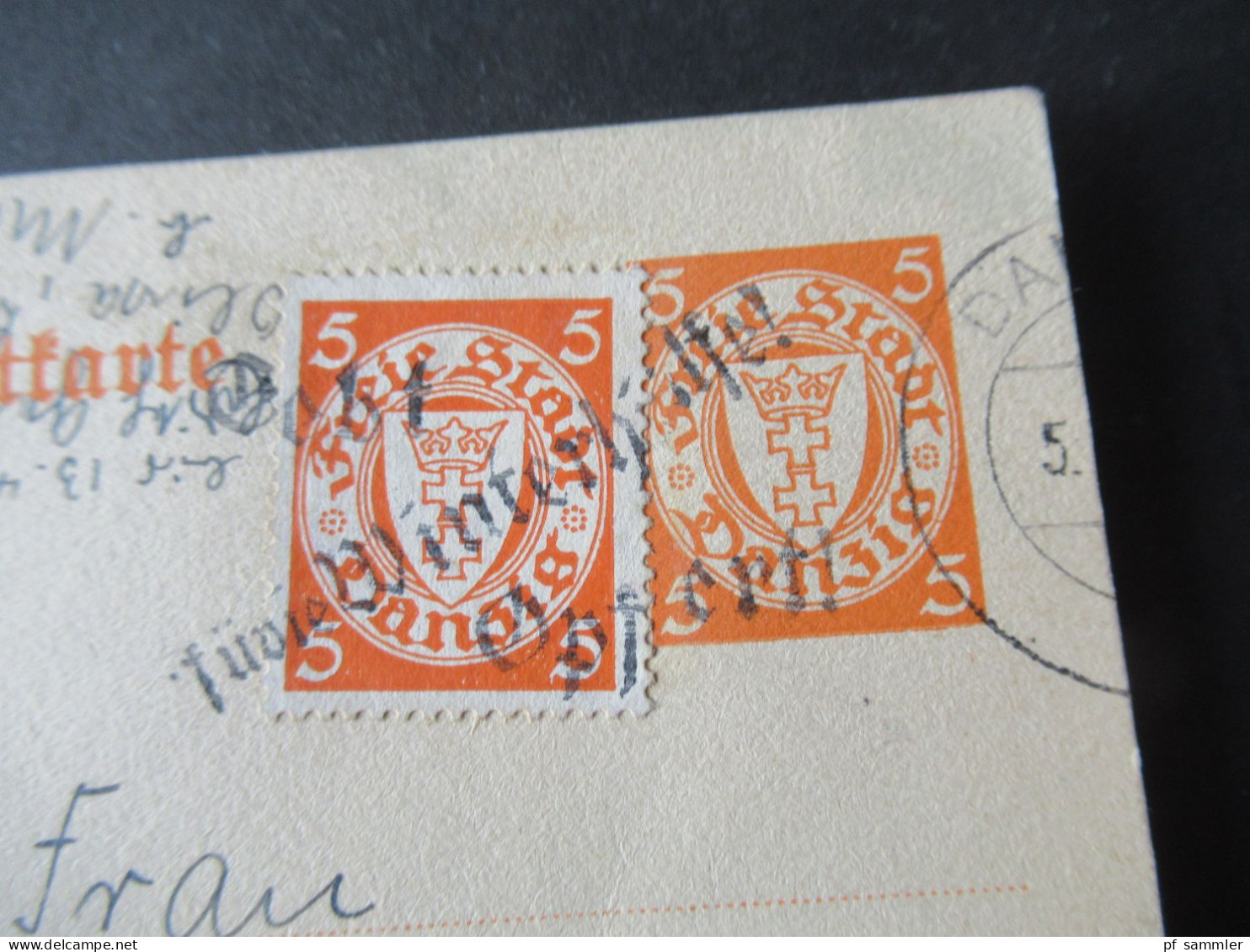 Danzig 1939 Ganzsache Mit Zusatzfrankatur Mit MS Gebt Für Die Winterhilfe! Opfert! Interessanter Inhalt Gauführerinnen - Postal  Stationery