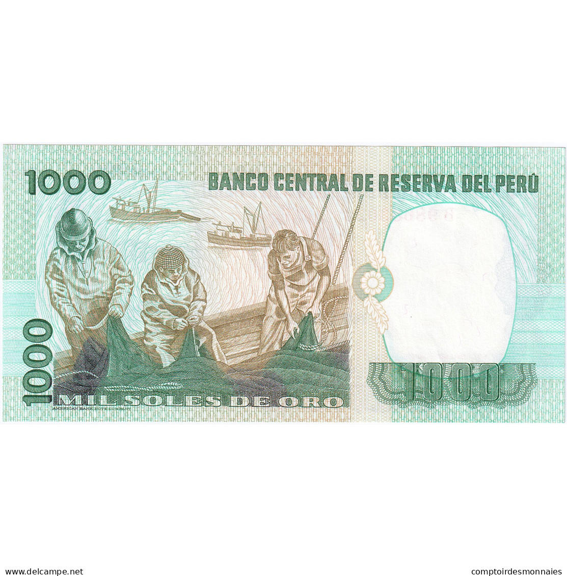 Pérou, 1000 Soles De Oro, 1981, 1981-11-05, KM:122a, NEUF - Perù