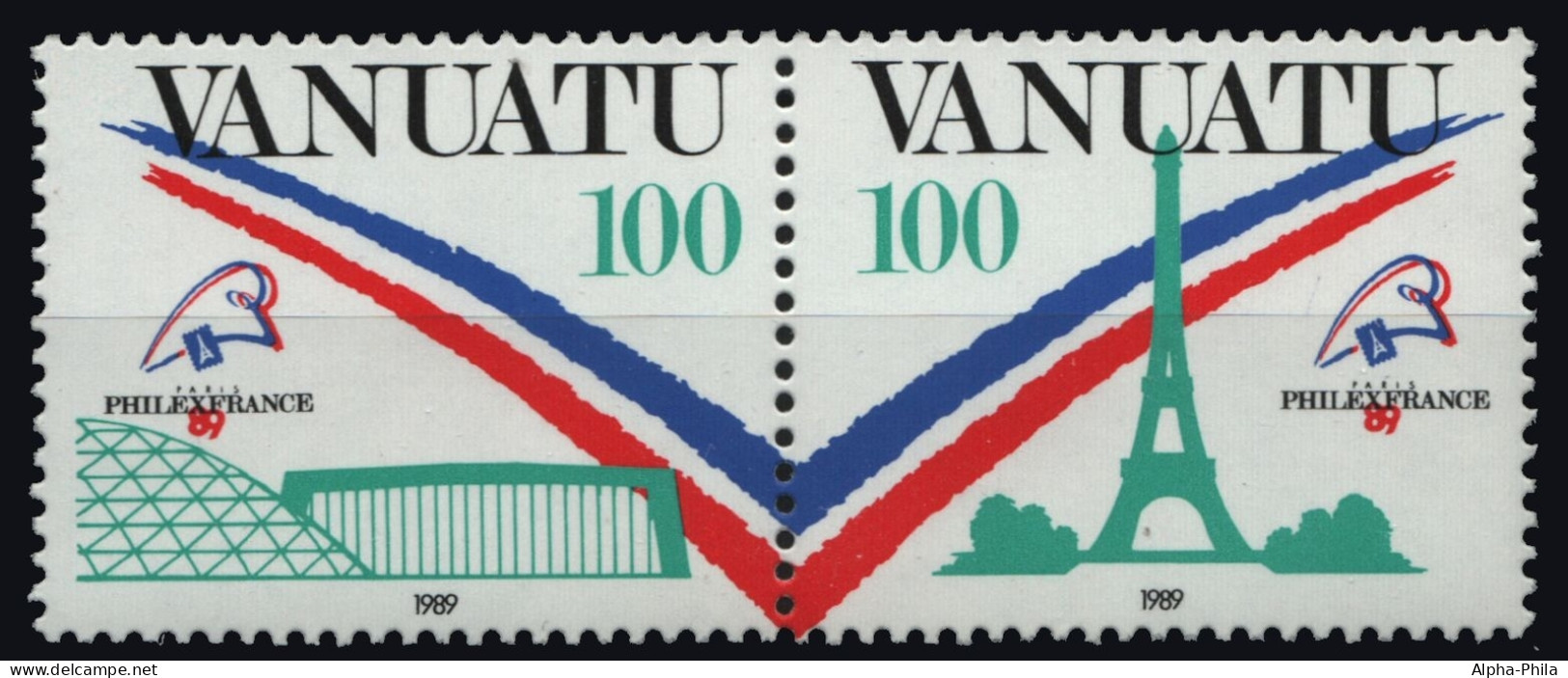 Vanuatu 1989 - Mi-Nr. 818-819 ** - MNH - PHILEXFRANCE - Vanuatu (1980-...)