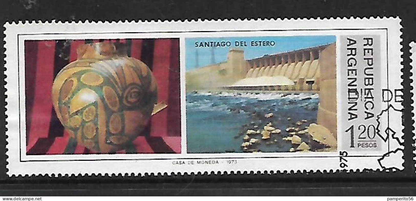 ARGENTINA - AÑO 1975 - Serie Provincias Argentinas - Santiago Del Estero - Usado - Used Stamps
