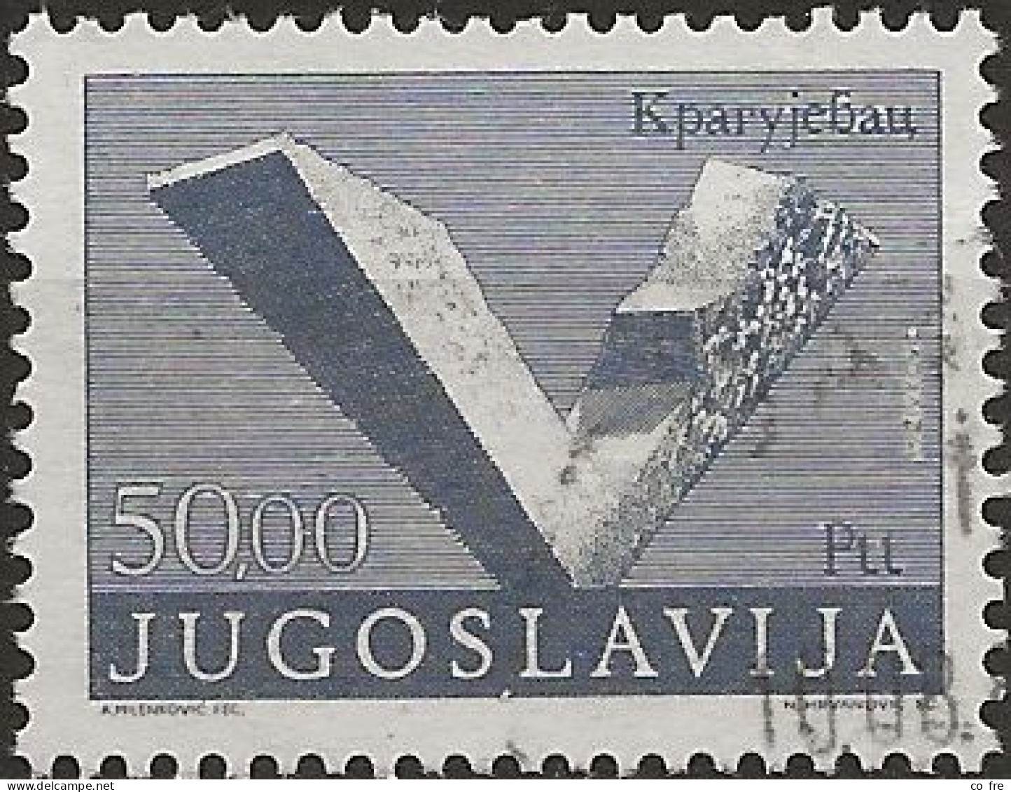Yougoslavie N°1428 (ref.2) - Usati