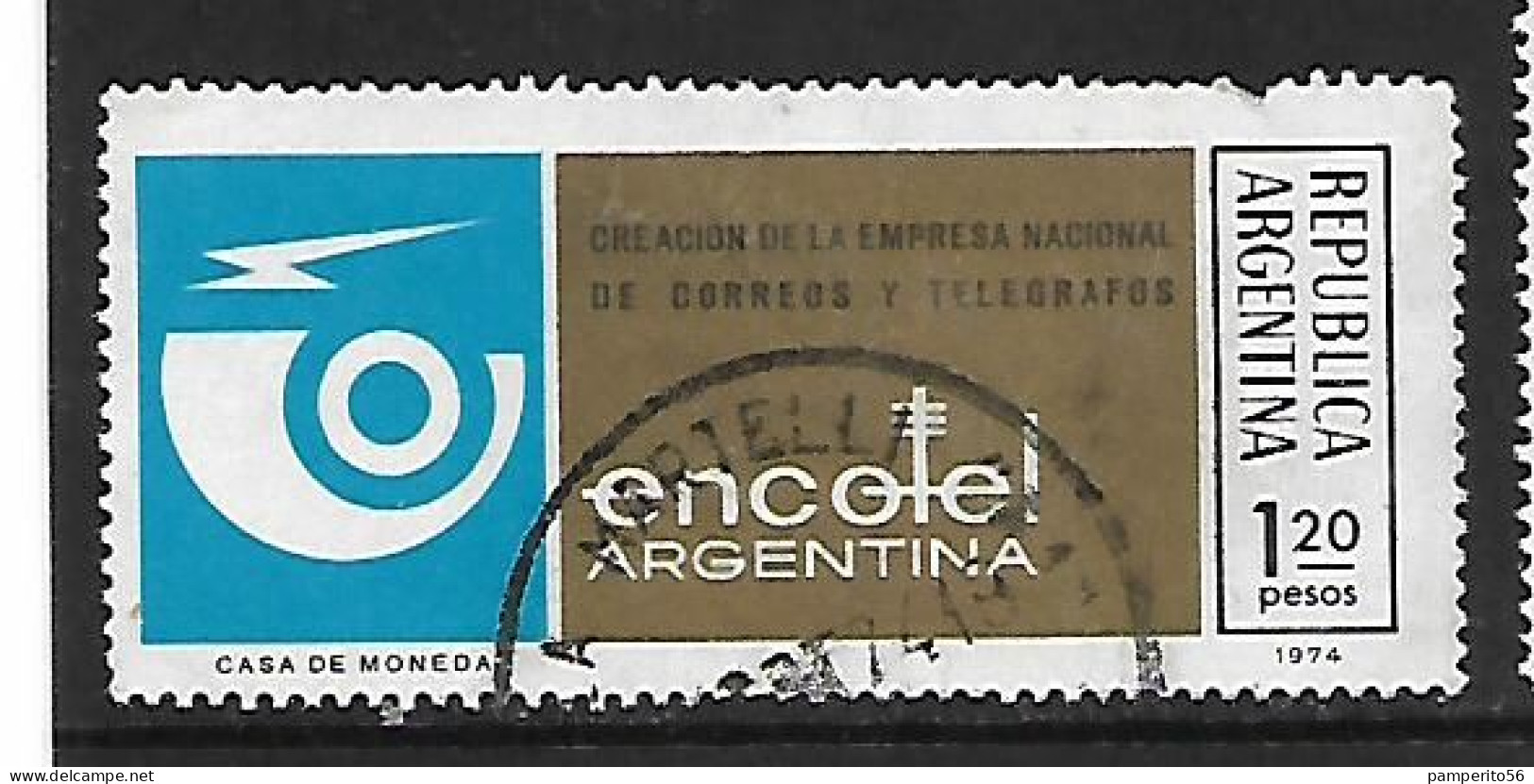 ARGENTINA - AÑO 1974 - Creacion De La Empresa Nacional De Correos Y Telegrafos ENCOTEL - Usado - Gebraucht
