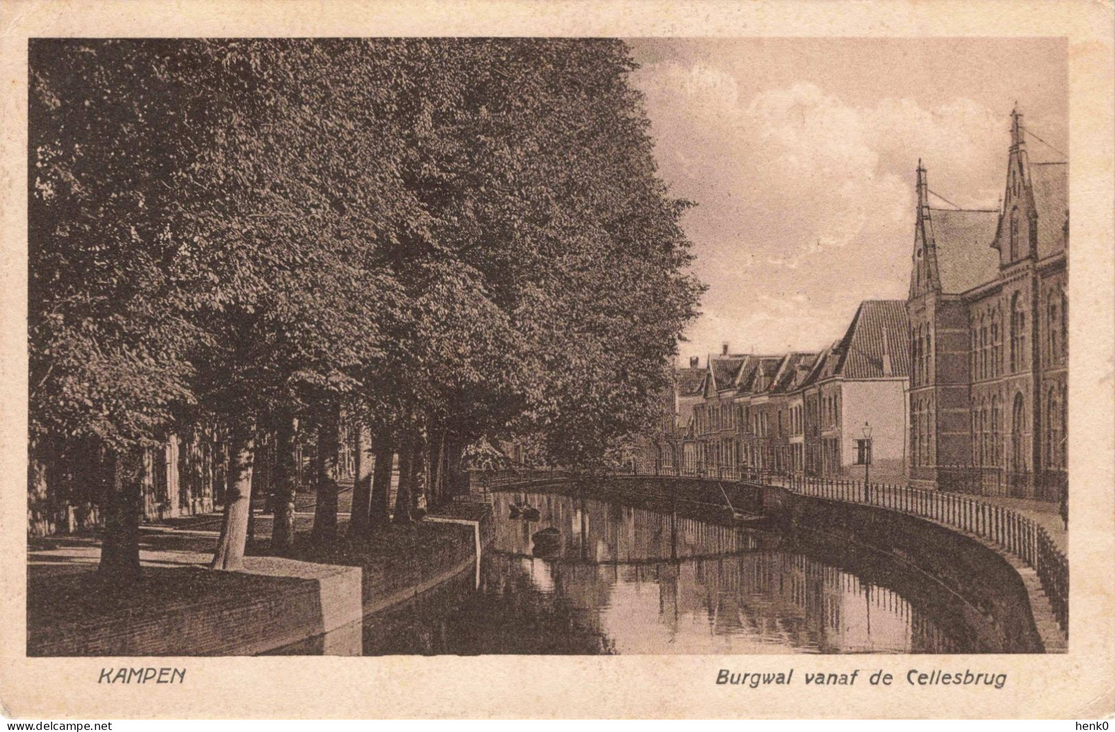 Kampen Burgwal Gezien Vanaf De Cellesbrug M6635 - Kampen