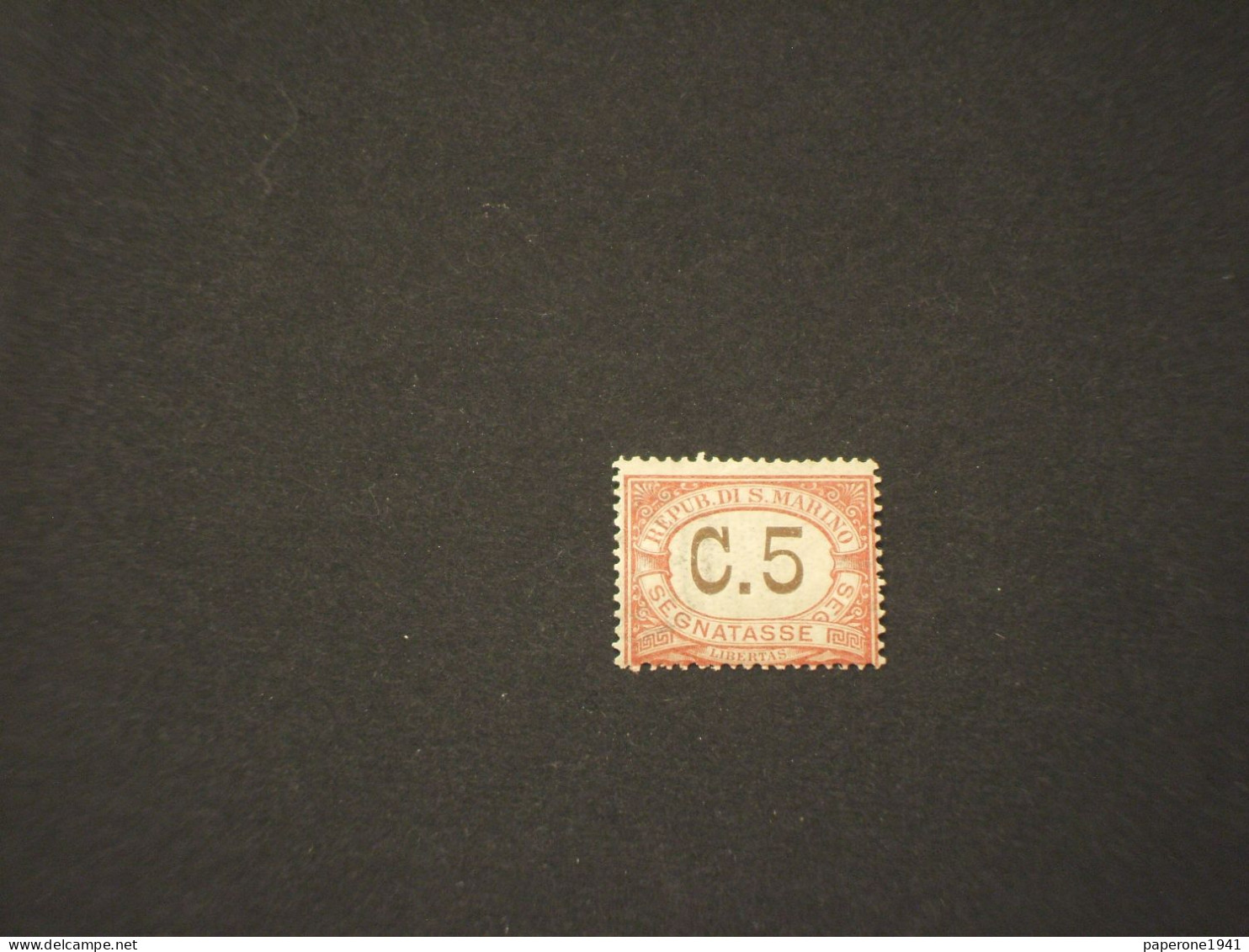 SAN MARINO - TASSE - 1924 CIFRA 5 C. - NUOVO(++) - Postage Due