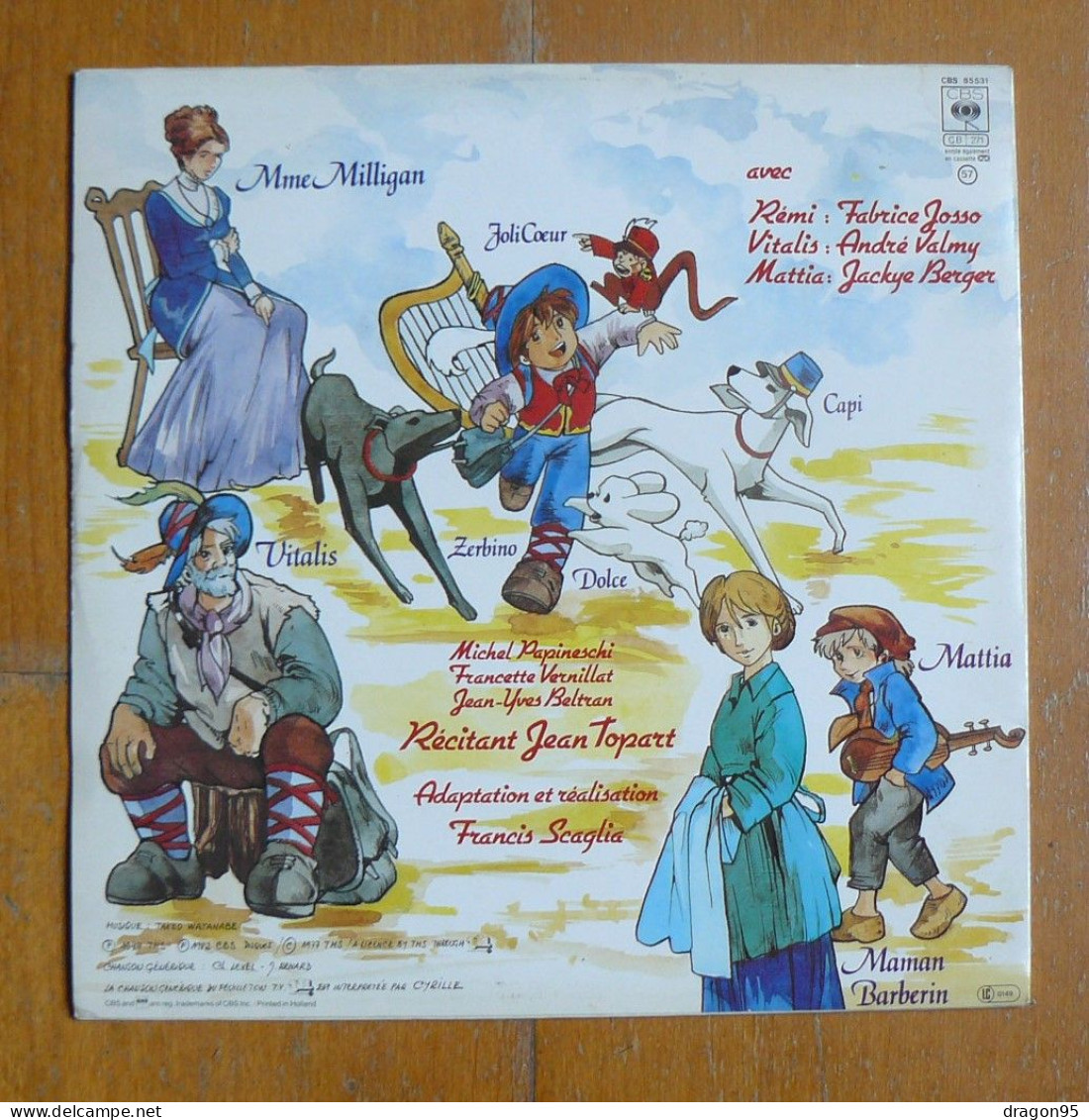 LP REMI : B.O. Rémi Sans Famille - CBS 85531 - France - Children