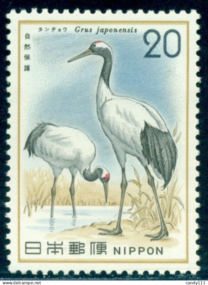 1975 Birds,Red-crowned Crane,Grus Japonensis,Japan, Mi.1241,MNH - Kranichvögel