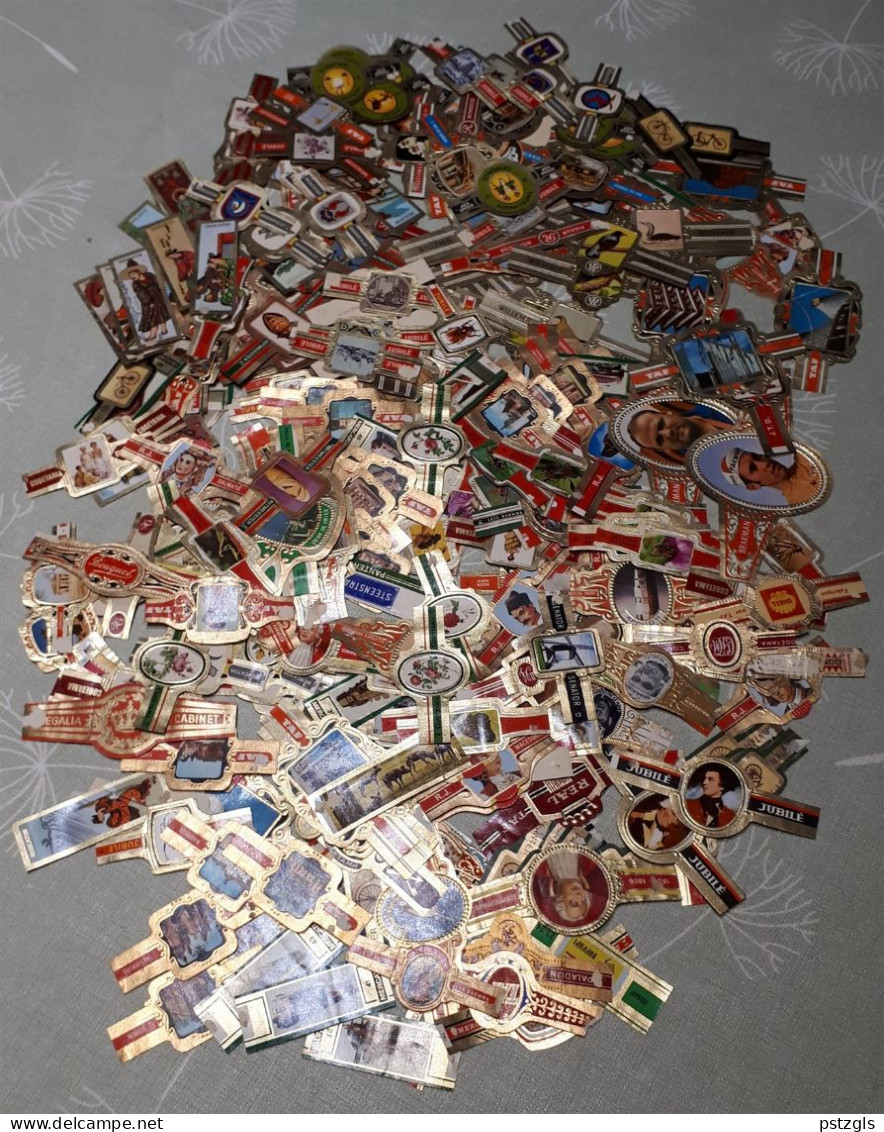 Lotje Sigarenbandjes: Ca. 350 Ex. - Labels