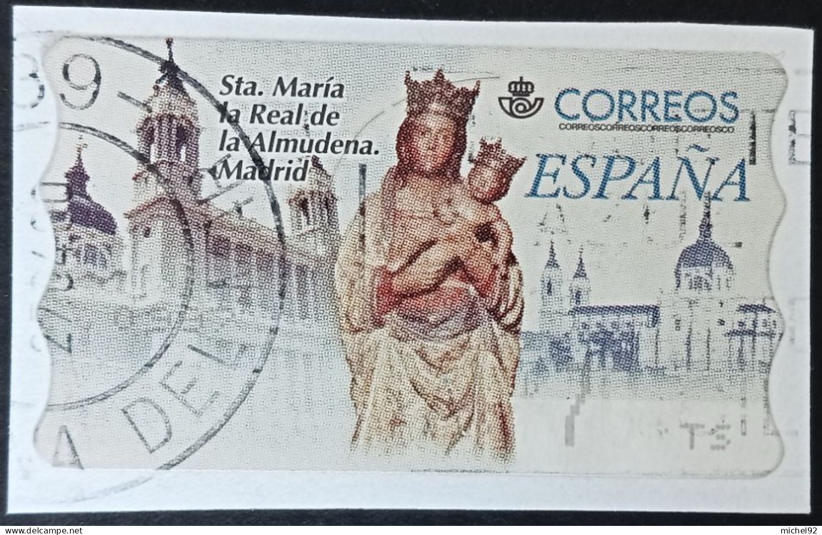 Espagne 1999 - YT N°22 (distributeur) - Oblitéré - Vignette [ATM]
