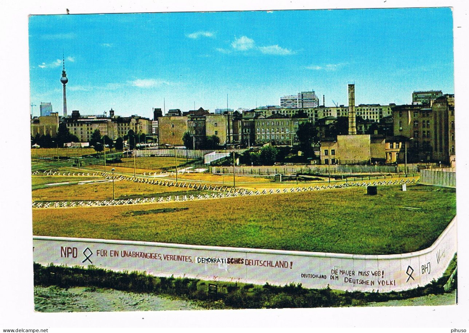 D-16108  BERLIN : Potsdammer Platz - Mur De Berlin