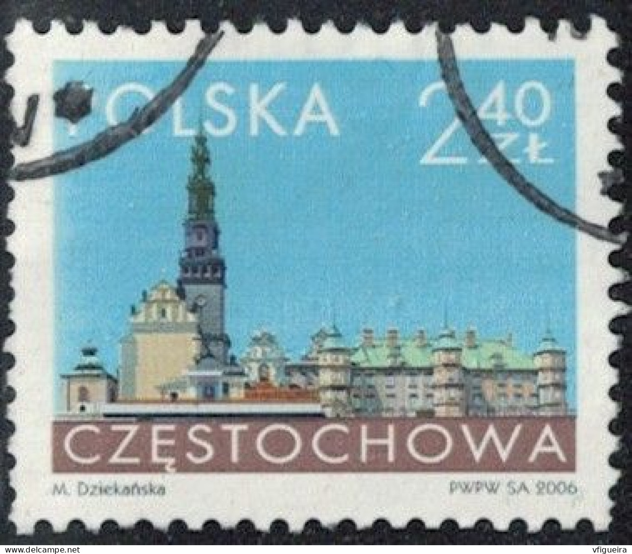 Pologne 2006 Oblitéré Used Couvent Jasna Góra Monastère Częstochowa Y&T PL 3981 SU - Used Stamps