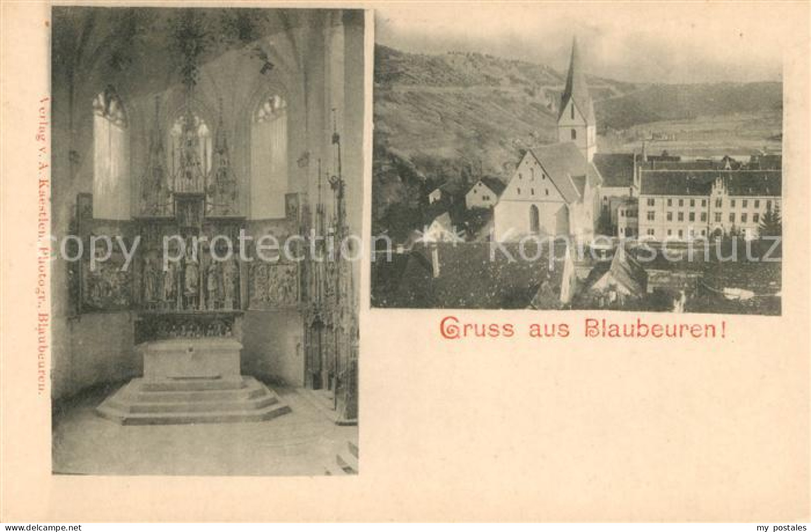 43068049 Blaubeuren Kirche Innen Und Aussen Blaubeuren - Blaubeuren