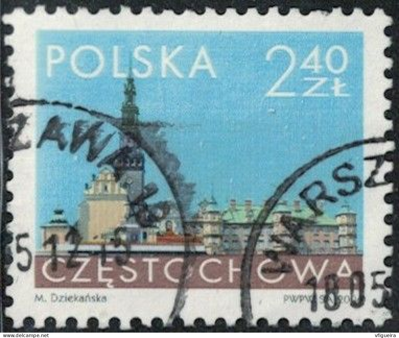 Pologne 2006 Oblitéré Used Couvent Jasna Góra Monastère Częstochowa Y&T PL 3981 SU - Used Stamps