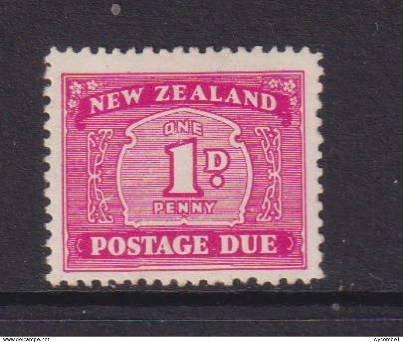 NEW ZEALAND  - 1939 Postage Due 1d Hinged Mint - Strafport