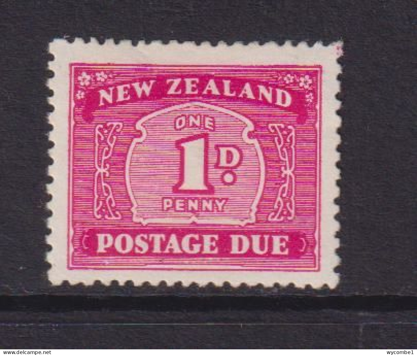 NEW ZEALAND  - 1939 Postage Due 1d Hinged Mint - Strafport