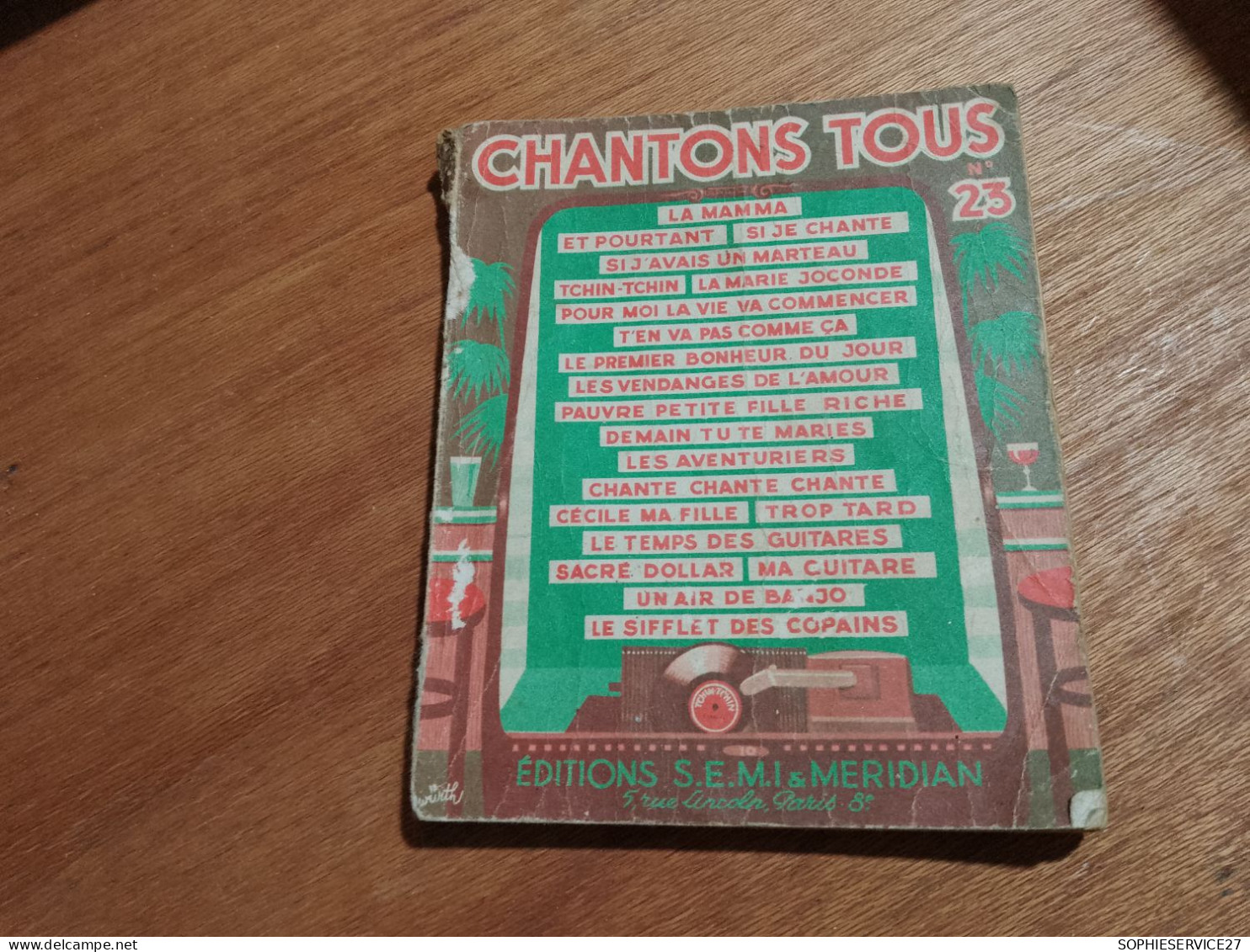 143 //  CHANTONS TOUS  N° 23  1964 - Muziek