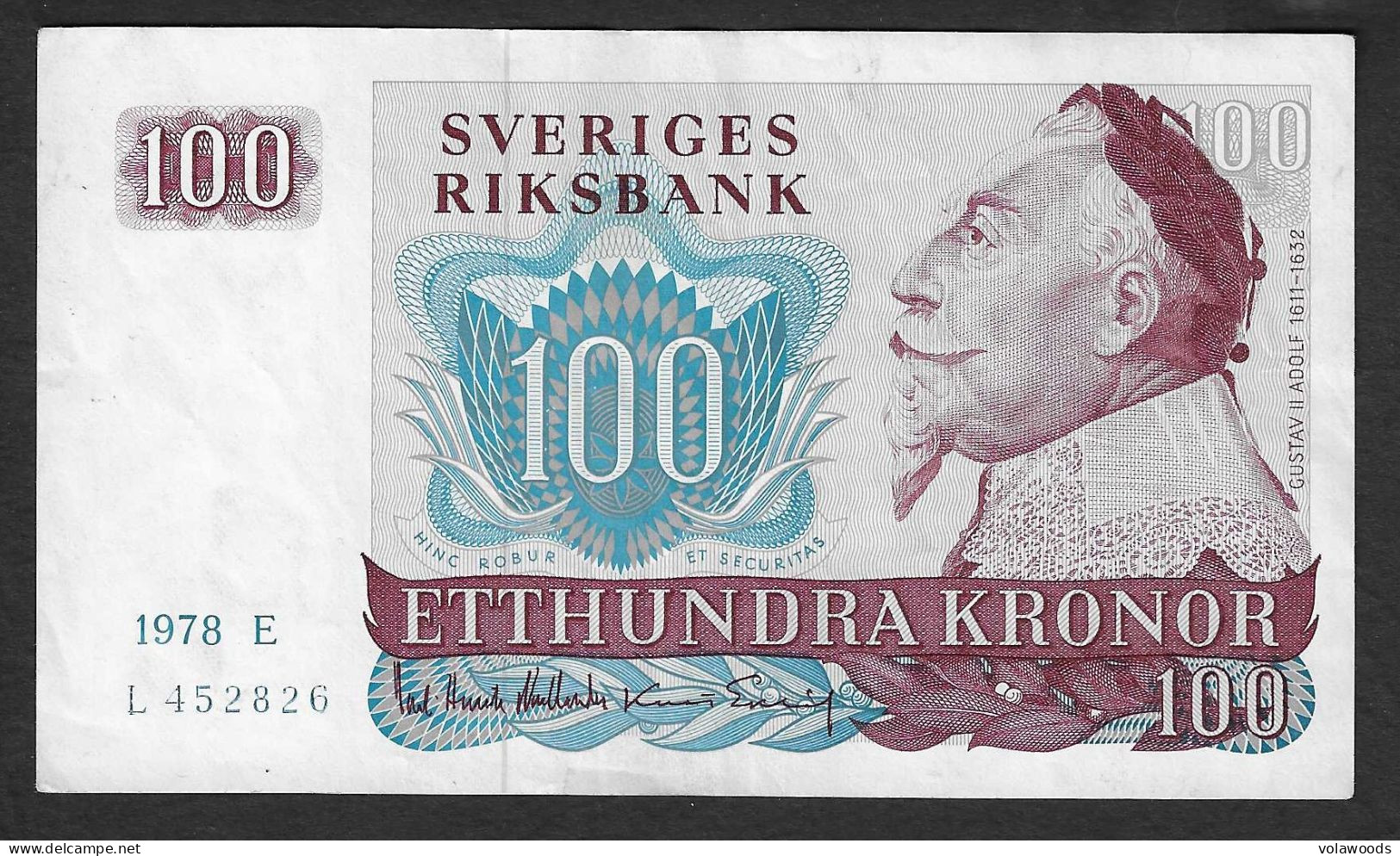 Svezia - Banconota Circolata Da 100 Corone P-54c.1 - 1978 #19 - Suecia