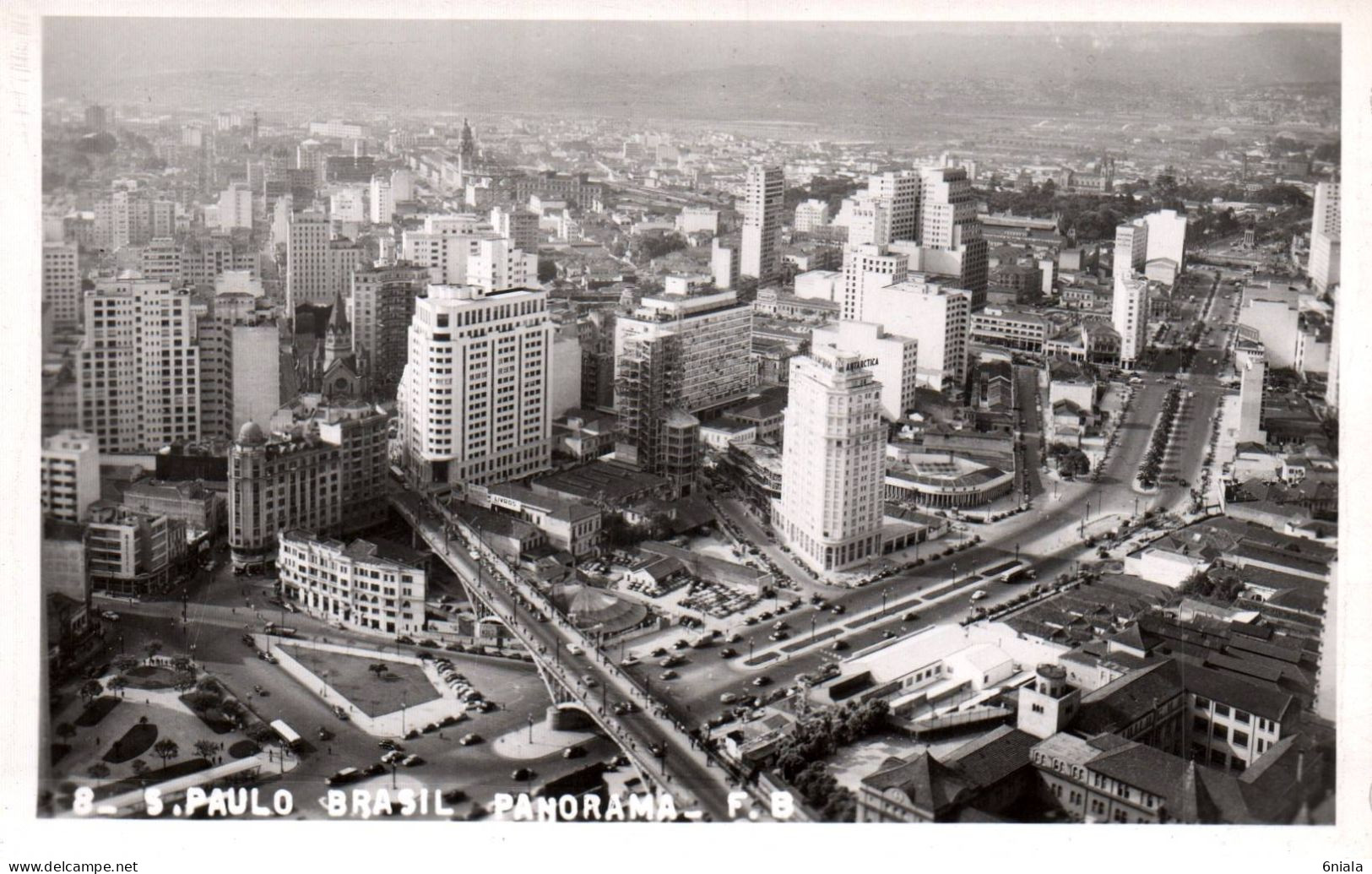 20414  SAO PAULO   PANORAMA         ( BRESIL BRASIL )  (  2 Scans) - São Paulo