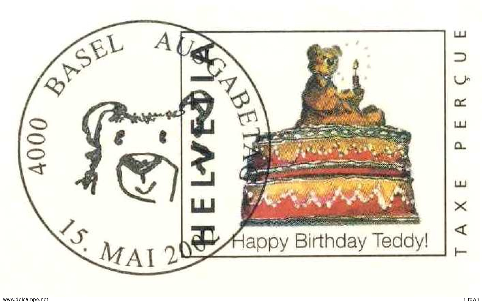 517  Ours En Peluche: Entier (c.p.) Suisse, 2002 -  Teddy Bear Stationery Postcard From Switzerland - Dolls