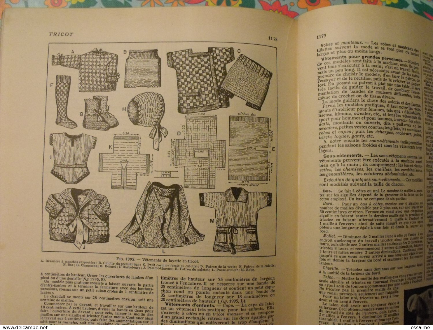 Larousse ménager illustré. dictionnaire de la vie domestique. Chancrin, Faideau. 1937. édition luxe rouge