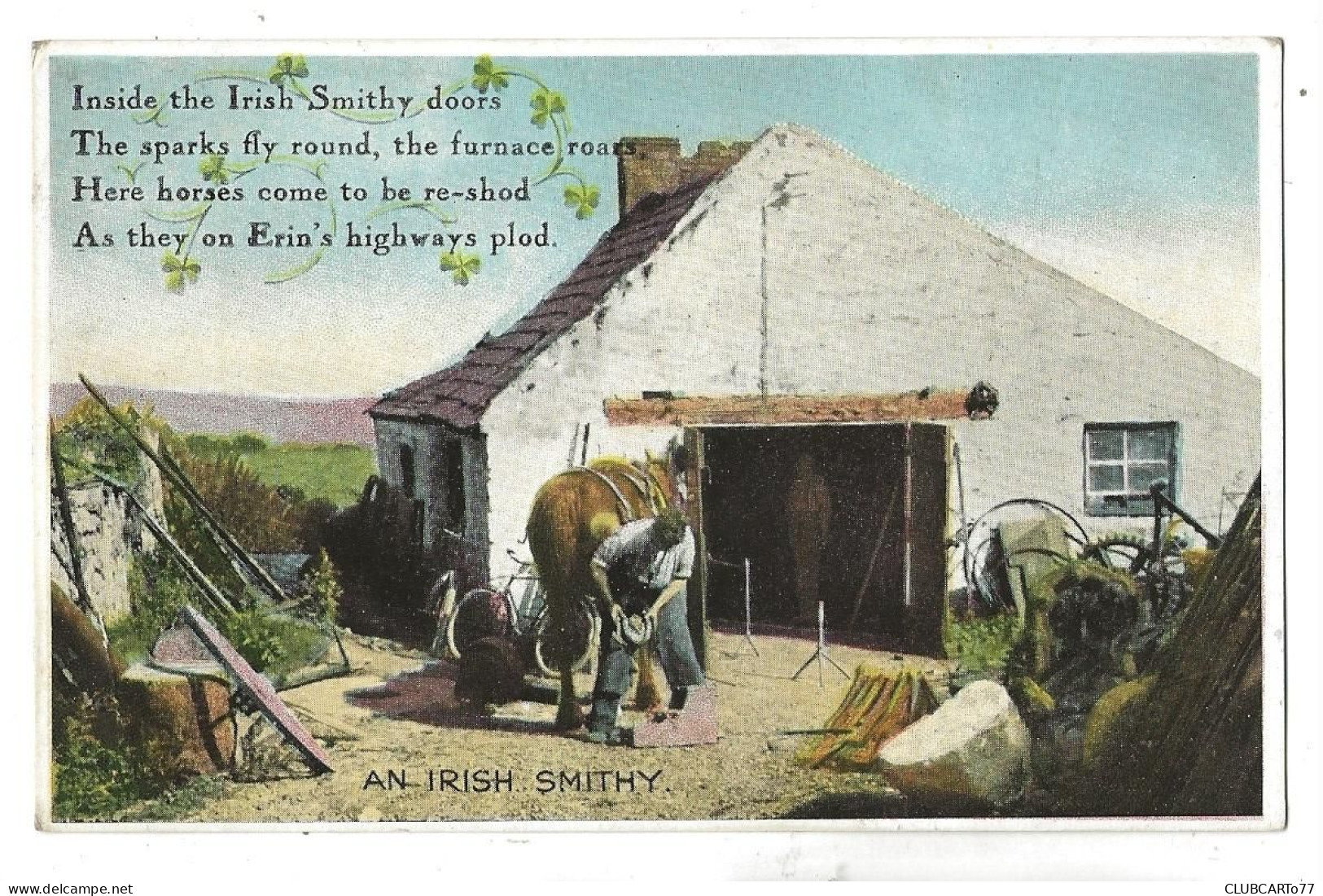 Belfast (Royaume-Uni, Irlande Du Nord) : CU Of Farrier In 1910 (lebendig) PF. - Belfast