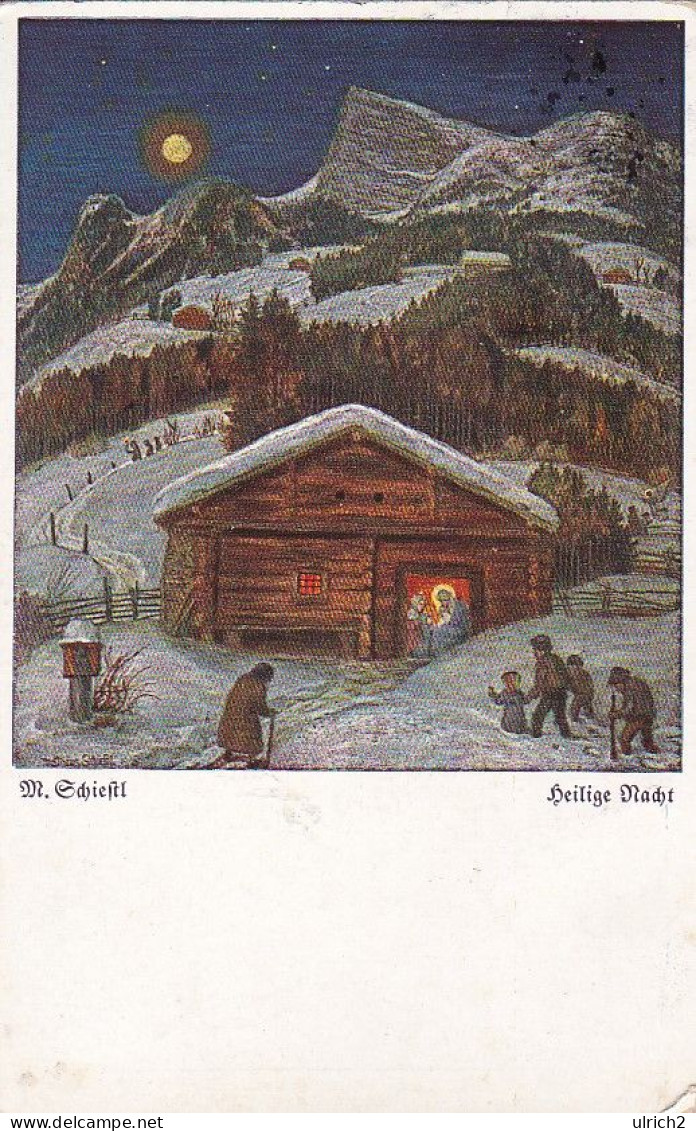 AK Heilige Nacht - M. Schiestl - 1929 (66413) - Schiestl, Matthäus