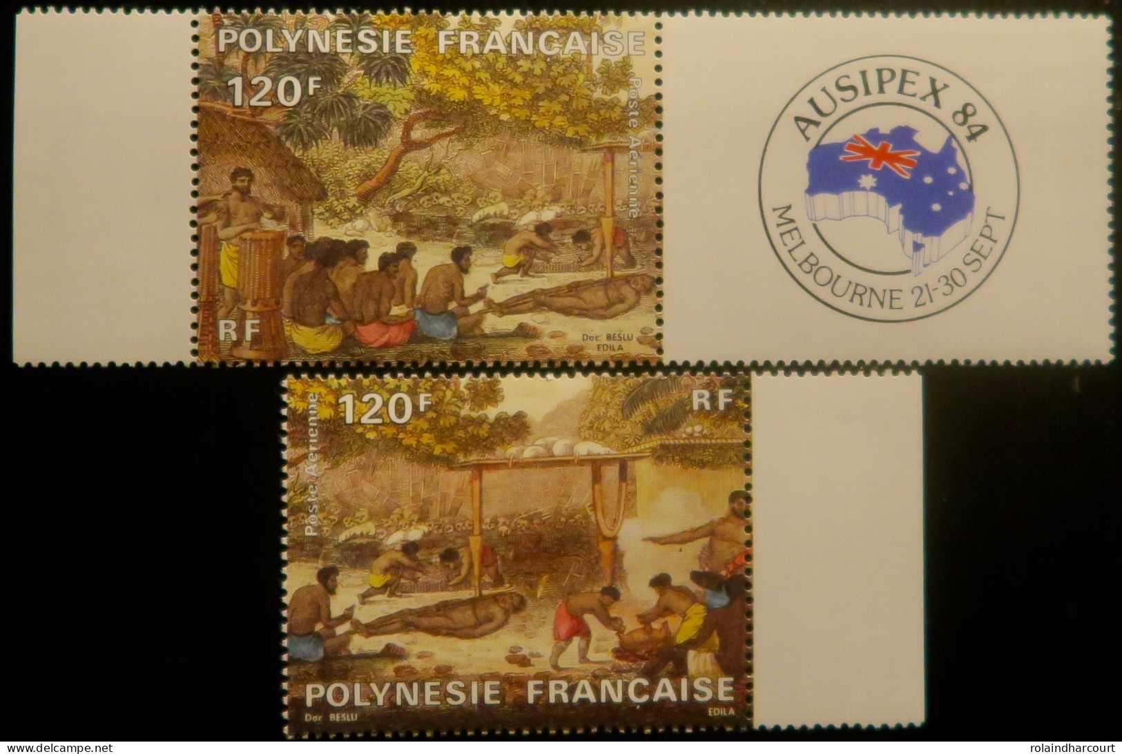 LP3969/159 - 1984 - POLYNESIE FRANÇAISE - " AUSIPEX 84 " - N°184 à 185 NEUFS** - Neufs