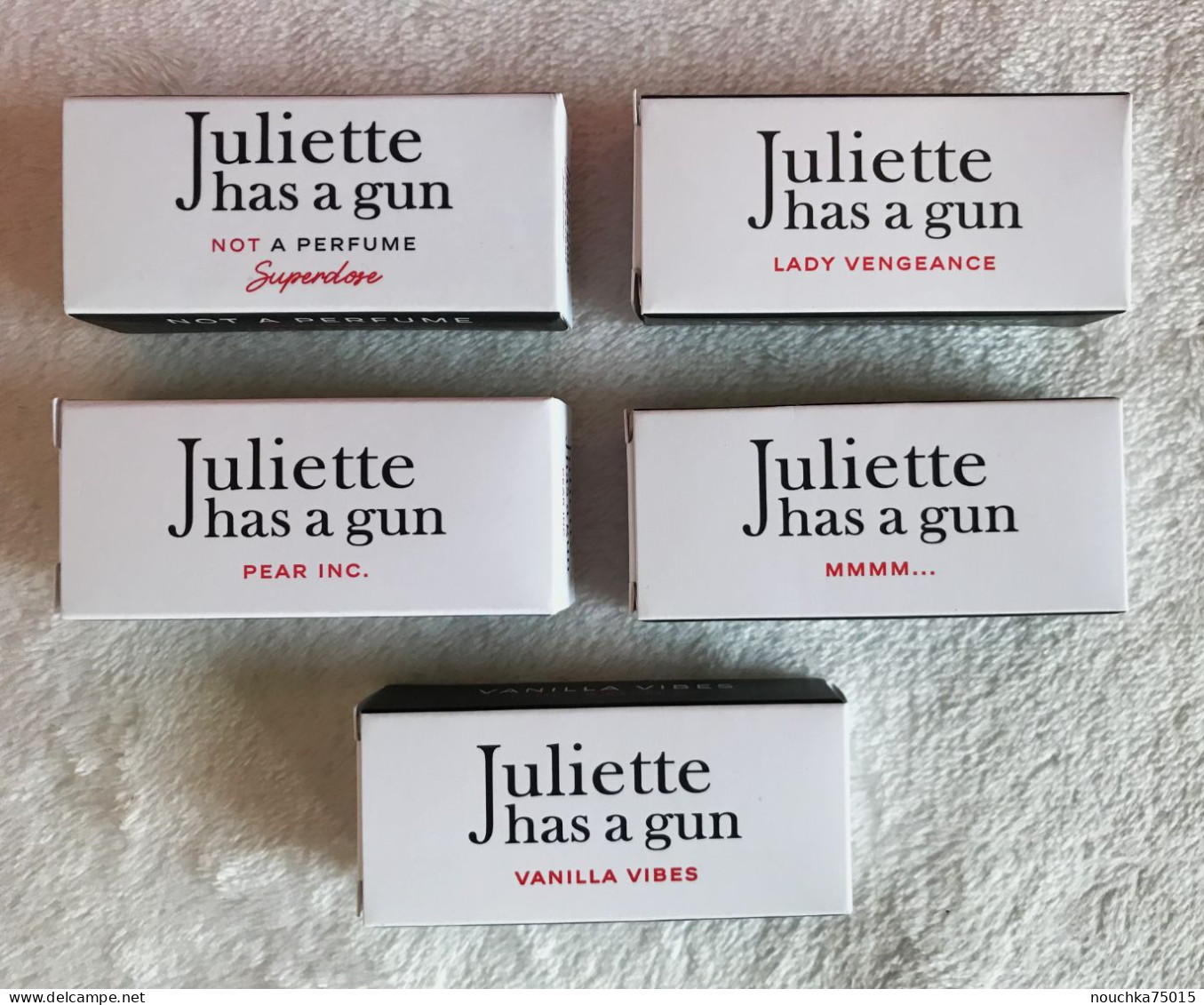 R.Ricci - Juliette Has A Gun, Lot De 5 échantillons Différents - Parfums - Stalen