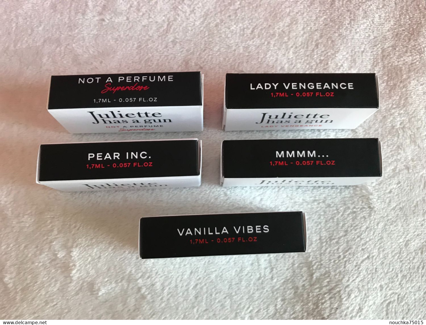 R.Ricci - Juliette Has A Gun, Lot De 5 échantillons Différents - Perfume Samples (testers)