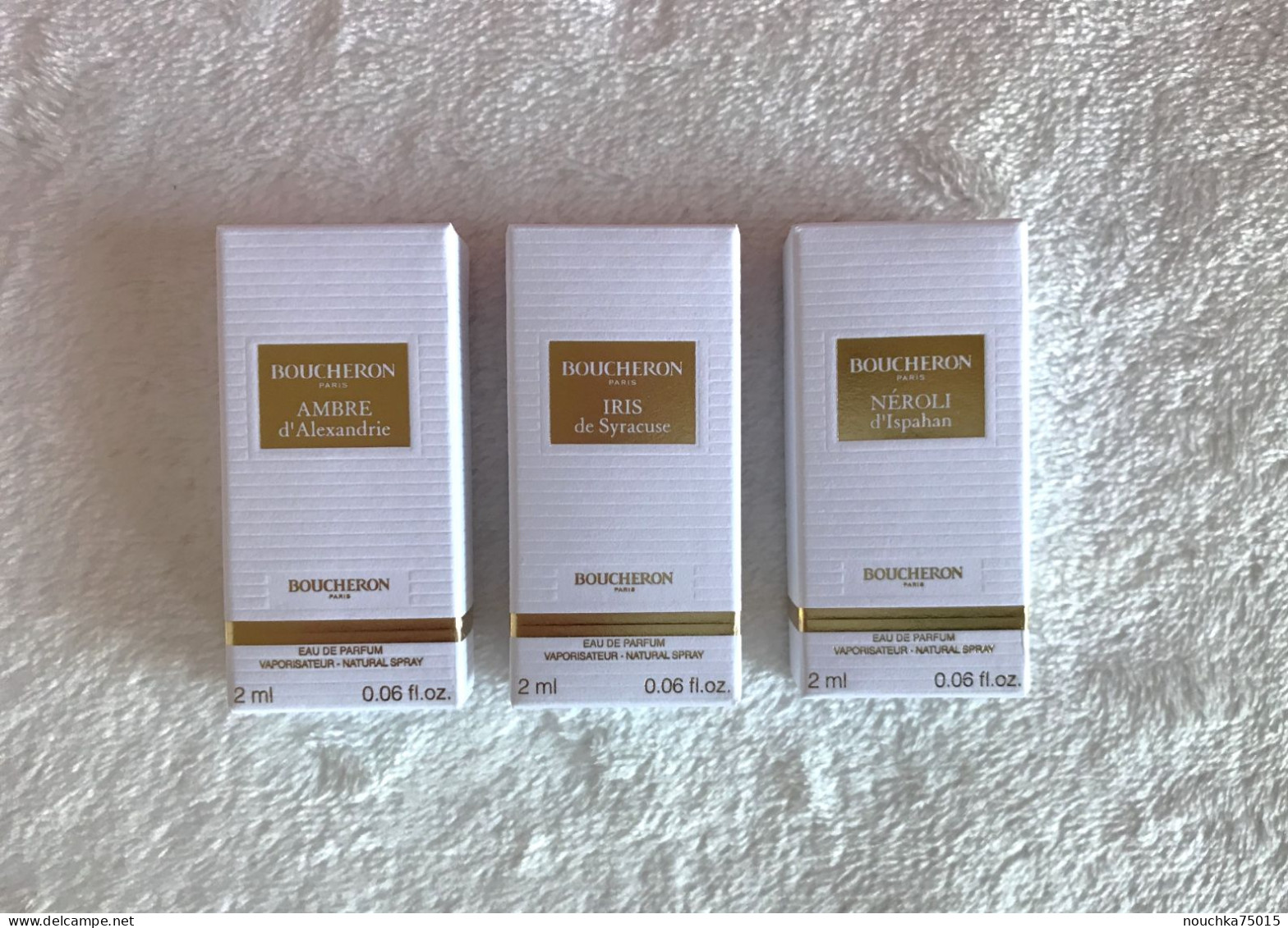 Boucheron - Lot De 3 échantillons Différents - Parfumproben - Phiolen