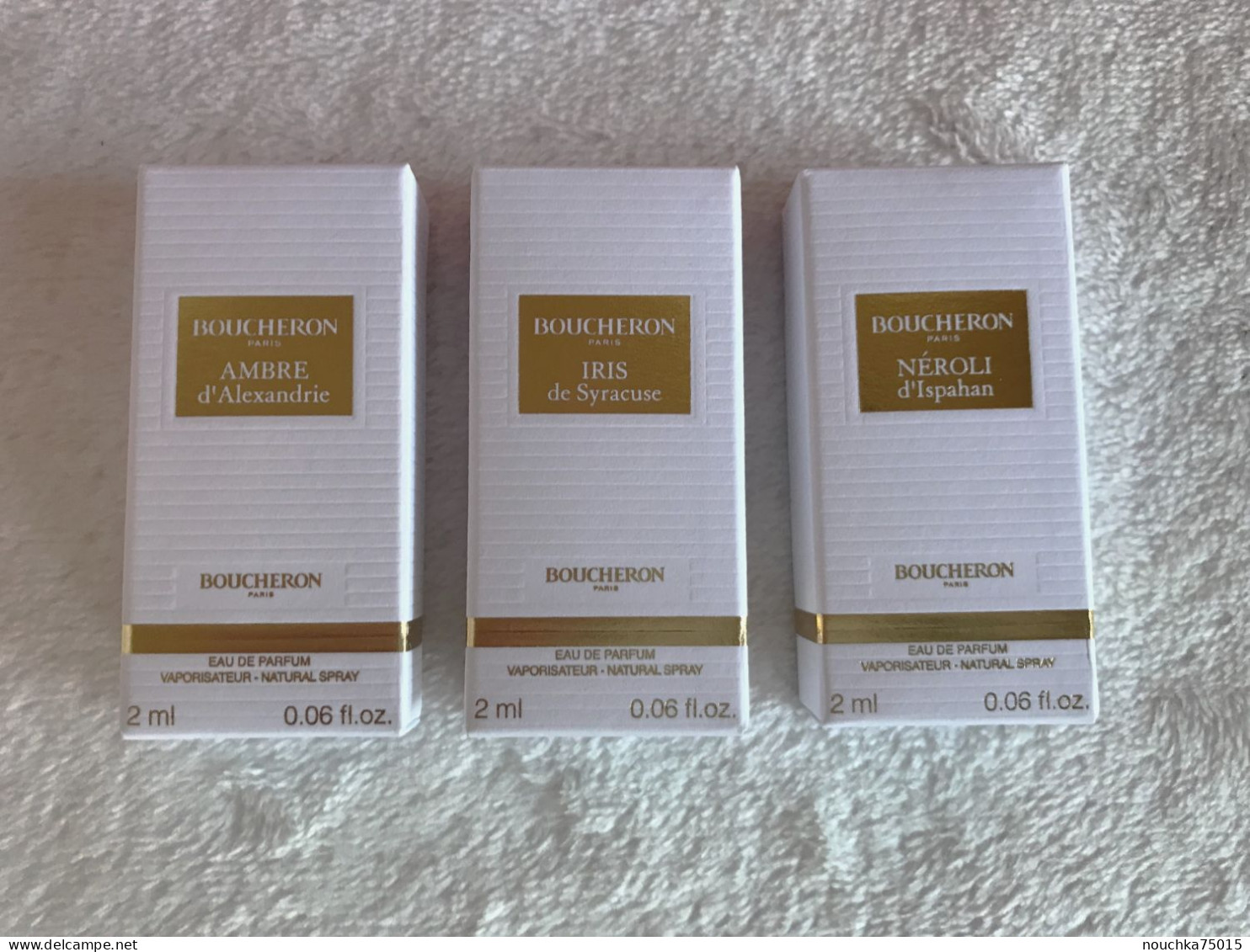 Boucheron - Lot De 3 échantillons Différents - Campioncini Di Profumo (testers)