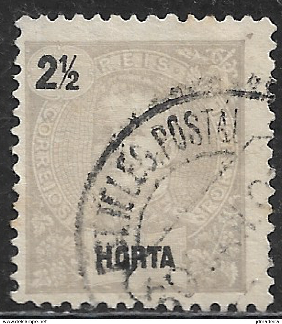 Horta – 1897 King Carlos 2 1/2 Réis Used Stamp - Horta