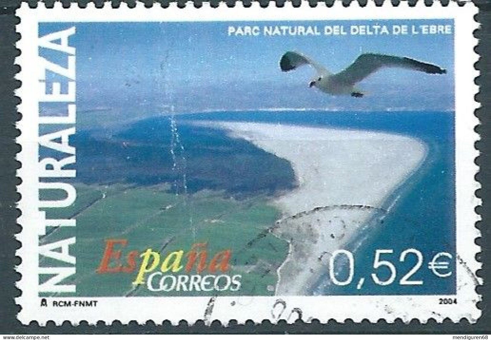 ESPAGNE SPANIEN SPAGNA SPAIN ESPAÑA 2004 NATURAL PARK DELTA DE L'EBRE (TARRAGONA) USED ED 4123 YT 3702 MI 3997 SC 3324 - Used Stamps