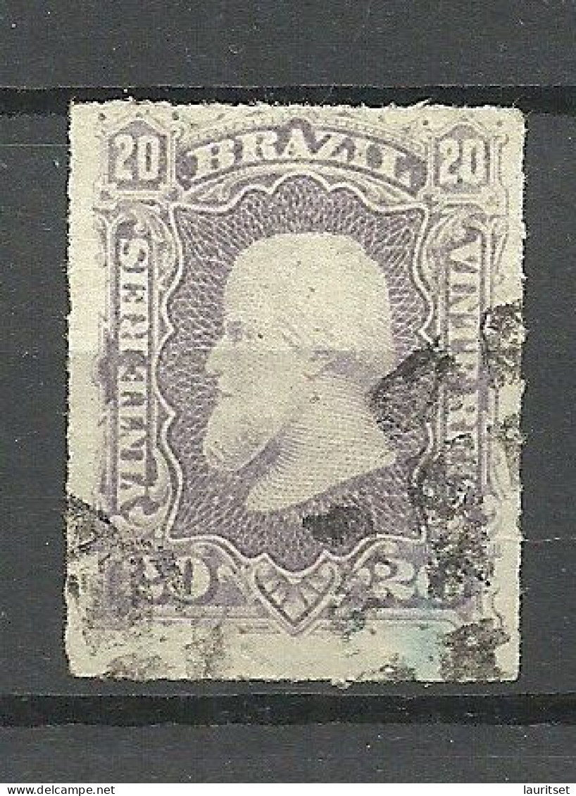 BRAZIL Brazilia O 1877 Michel 39 O - Usati