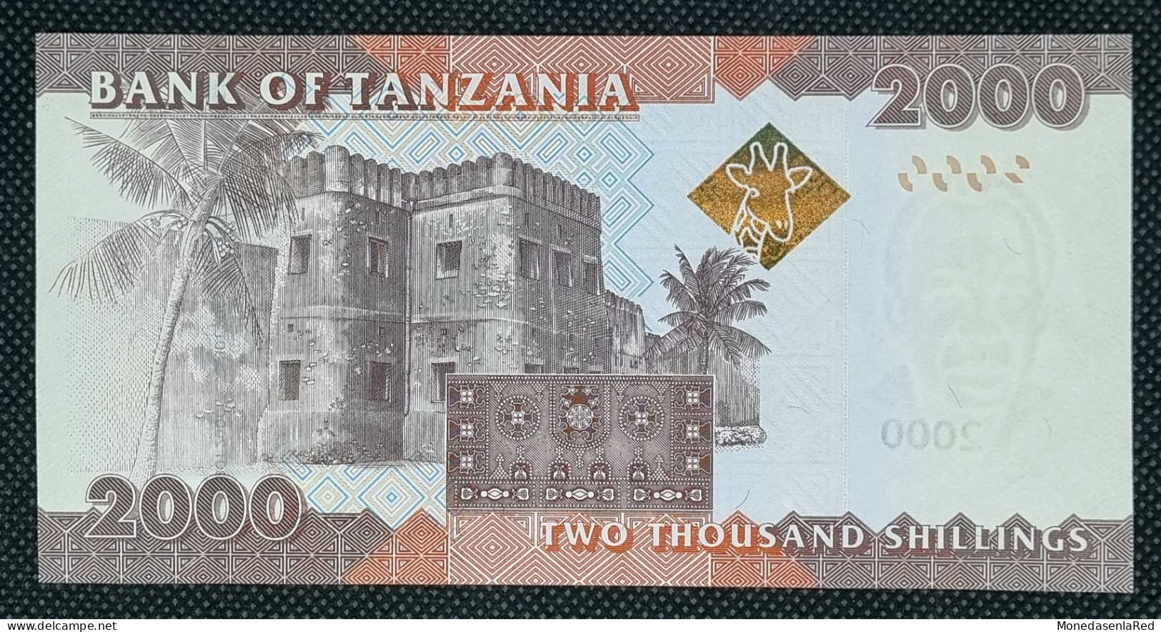 TANZANIA 2000 SHILLINGS AÑO 2020. SC / UNC P-42c - Tanzania