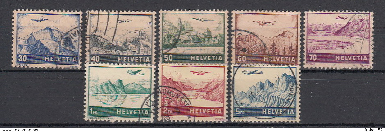 Svizzera Usati Di Qualità:  P.A.  N. 27-34. - Used Stamps