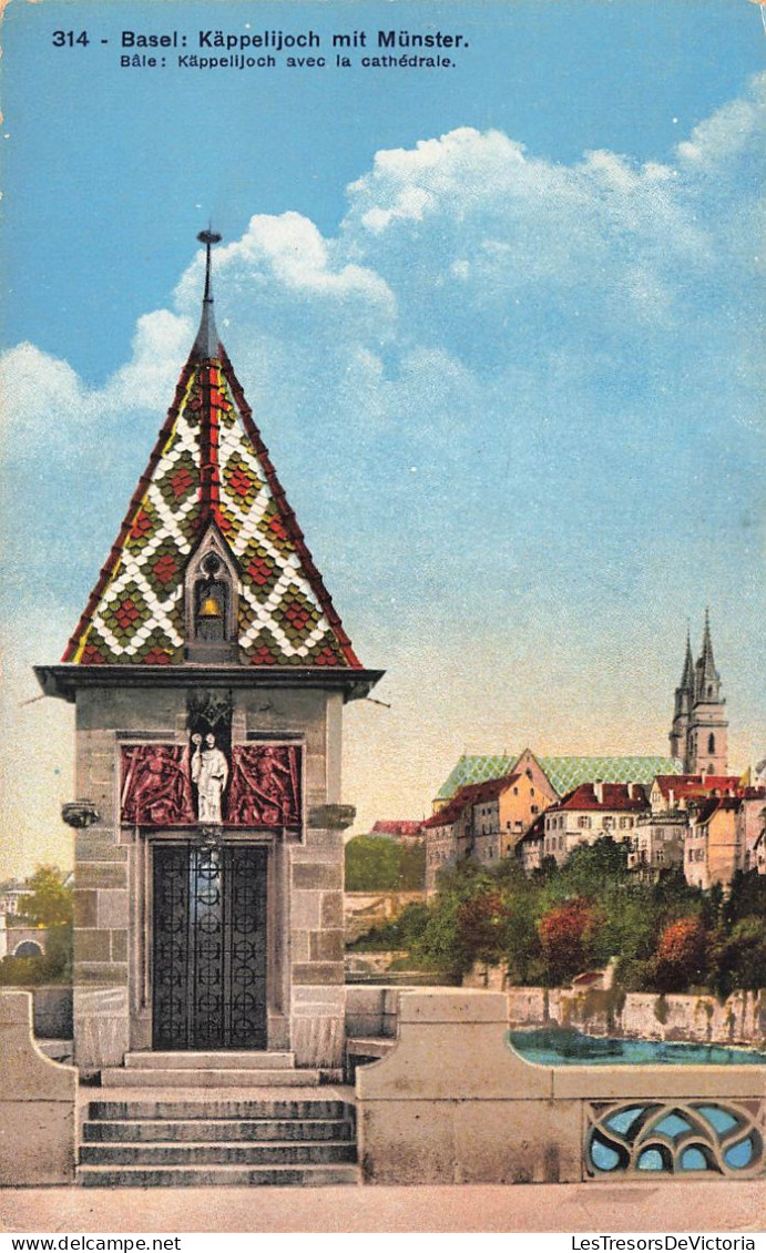 SUISSE - Bâle - Kappelijoch Avec La Cathédrale -  Carte Postale Ancienne - Bâle