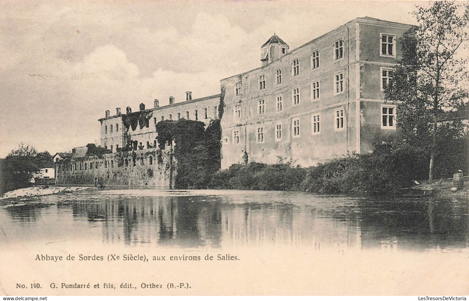 FRANCE - Abbaye De Sordes (Xe Siècle) Aux Environs De Salies - Etang - Carte Postale Ancienne - Salies De Bearn