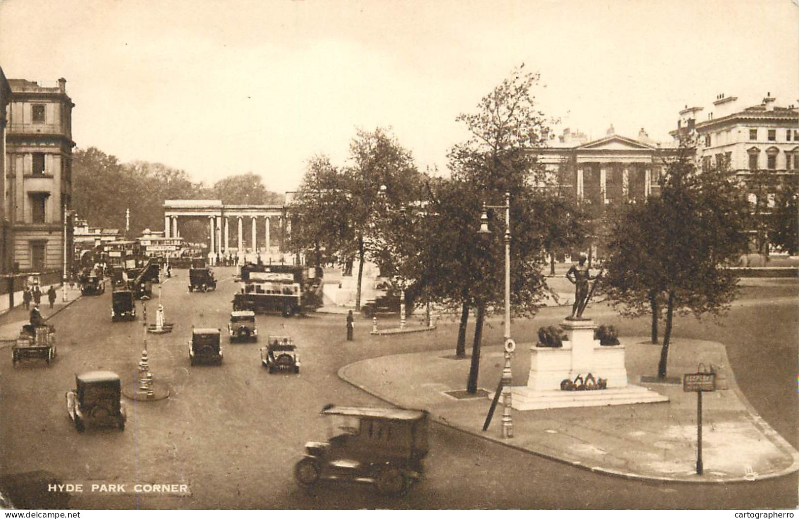 United Kingdom England London Hyde Park Corner Bus Automobile - Hyde Park